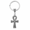 Porte-clé Croix de Vie Ankh vintage argent