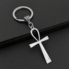 Porte-clé Croix de Vie Ankh argent