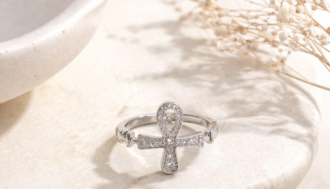 bague croix de vie ankh