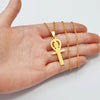 Collier pendentif Clé de Vie Ankh or