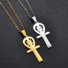 Collier pendentif Clé de Vie Ankh argent