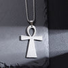 Collier pendentif Croix de Vie Ankh chrétien argent