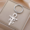 Porte-clé Croix de Vie Ankh Horus argent