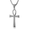 Collier pendentif Croix de Vie Ankh argent