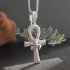 Collier pendentif Croix de Vie Ankh protecteur argent