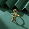 Bague Croix de Vie Ankh hiéroglyphe or