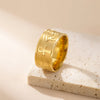 Bague Croix de Vie Ankh Horus or
