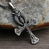 Collier pendentif Croix de Vie Ankh amulette argent