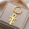 Porte-clé Croix de Vie Ankh Horus or