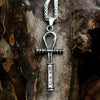 Collier pendentif Croix de Vie Ankh talisman argent