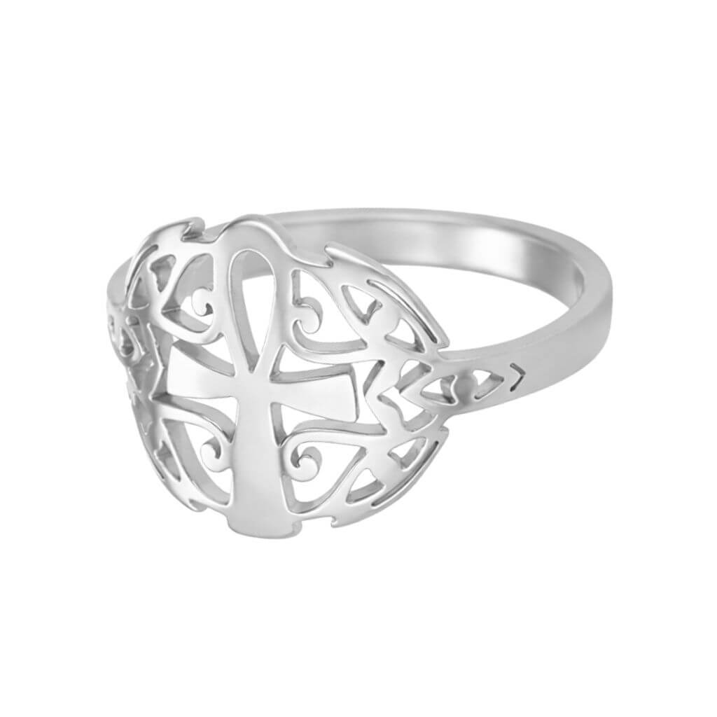 Bague Croix de Vie Ankh argent