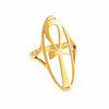 Bague Croix de Vie Ankh élégante or
