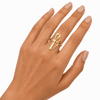 Bague Croix de Vie Ankh élégante or