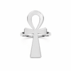 Bague Croix de Vie Ankh bohème argent