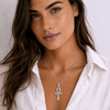 Collier pendentif Croix de Vie Ankh protecteur argent
