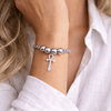Bracelet Croix de Vie Ankh gothique argent
