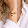 Bracelet Croix de Vie Ankh gothique or