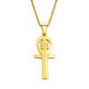Collier pendentif Clé de Vie Ankh or