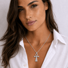 Collier pendentif Croix de Vie Ankh chrétien argent