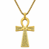 Collier pendentif Croix de Vie Ankh chrétien or