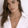 Collier pendentif Croix de Vie Ankh élégant or rose