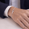 Bracelet Croix de Vie Ankh argent