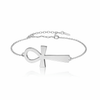 Bracelet Croix de Vie Ankh argent