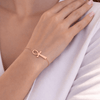 Bracelet Croix de Vie Ankh or rose