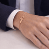 Bracelet Croix de Vie Ankh or rose